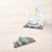 バンクーバー、カナダ|都市スカイライン スクエアペーパーコースター (インサイチュ)