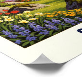 バンクーバー,カナダ: 1960sヴィンテージ旅行ポスター ポスター (角)