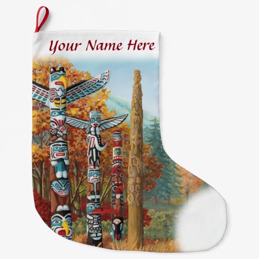 バンクーバー ストッキング バンクーバー クリスマス ストッキング ラージクリスマスストッキング (正面)