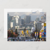 バンクーバー，バンクーバー，グランビル橋 ポストカード (正面/裏面)