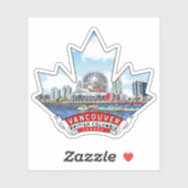 バンクーバー、ブリティッシュコロンビアカナダ シール (シート)