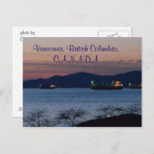 バンクーバー, ブリティッシュコロンビア州, カナダ ポストカード (正面/裏面)