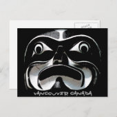 バンクーバー ポストカード トーテム ポール & ランドマーク カード (正面/裏面)