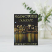 バンクーバー ポストカード 都市風景 ポストカードをパーソナライズ (スタンド正面)