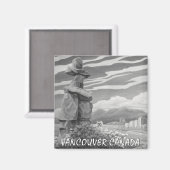 バンクーバー マグネット お土産 バンクーバー ランドマーク ギフト (正面/裏面)