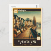 バンクーバー，ワシントン|ヴィンテージはがき ポストカード (正面/裏面)