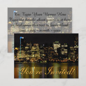 バンクーバー 返信付き バンクーバー オーダーメイド バンクーバー 招待状 (正面/裏面)