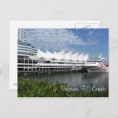 バンクーバー、B.C.カナダ ポストカード (正面/裏面)