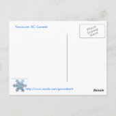 バンクーバー、BCスカイラインポストカード ポストカード (裏面)