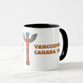 バンクーバー(BC)カナダ – トーテムポール マグカップ (正面右)