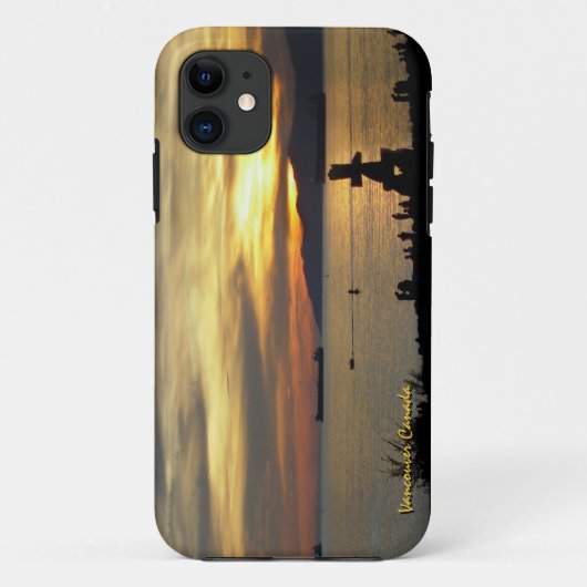 バンクーバー iPhone 5 カバー バンクーバーの夕焼け ギフト (裏面)