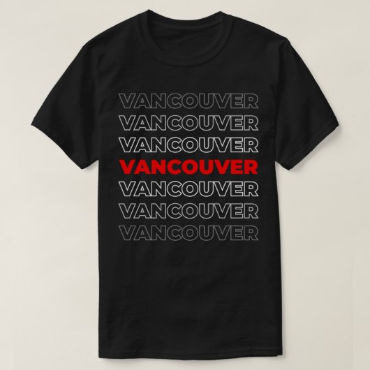 バンクーバー Tシャツ (デザイン正面)