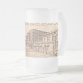 バンクーバーBCカナダビアマグカップ&すりガラス フロストグラスビールジョッキ (正面右)