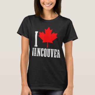 バンクーバーBCカナダメープルリーフカナダ国旗のプライド Tシャツ