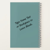 バンクーバーBCノートブックバンクーバースキッチパッドカスタム ノートブック (裏面)