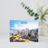 バンクーバーBC -ヴィンテージスタイル ポストカード (スタンド正面)