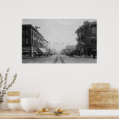 バンクーバーWA – メイン通りビューオブダウンタウン ポスター (キッチン)