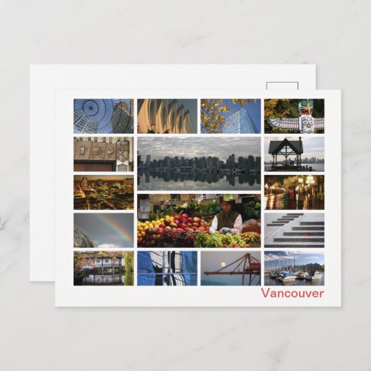 バンクーバ数々のー画像 ポストカード (正面/裏面)