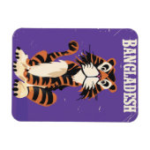 バングラディッシュヴィンテージ旅行のポスター漫画 マグネット (横)