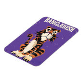 バングラディッシュヴィンテージ旅行のポスター漫画 マグネット (左側)