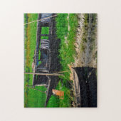 バングラディッシュ川船。 ジグソーパズル (縦)