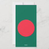 バングラデシュからハッピーホリデーズカード シーズンカード (裏面)