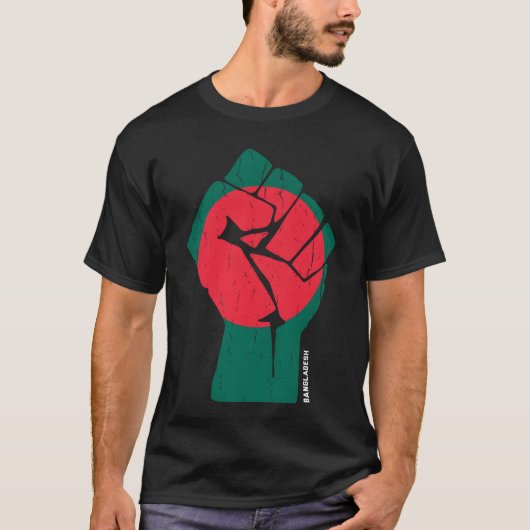 バングラデシュのチーム旗のシャツの友達 Tシャツ (正面)