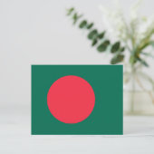 バングラデシュの国旗のポストカード ポストカード (スタンド正面)