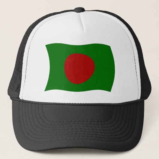 バングラデシュの国旗の帽子 キャップ (正面)