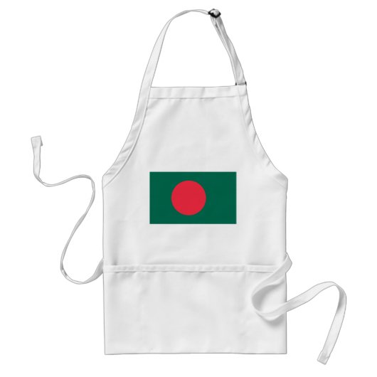 バングラデシュの愛国旗 スタンダードエプロン (正面)