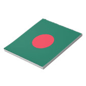 バングラデシュの愛国旗 ノートパッド (回転)