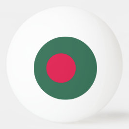 バングラデシュの旗 卓球ボール