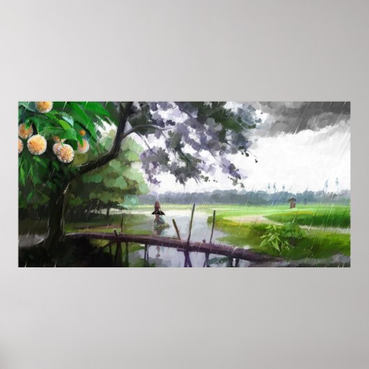 バングラデシュの梅雨 ポスター (正面)