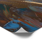 バングラデシュの猫の芸術 跳躍する ポスター (角)