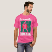 バングラデシュクリケットファン国旗 Tシャツ (正面フル)
