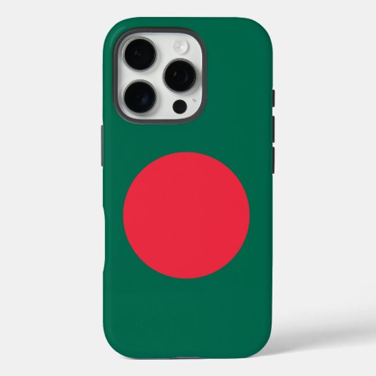 バングラデシュ国旗のApple iPhone 16 Pro Case-Mate iPhoneケース (裏面)