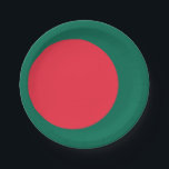 バングラデシュ国旗を持つ愛国的紙プレート ペーパープレート<br><div class="desc">バングラデシュ国旗を特集した愛国的な紙プレートで、お祝いにフェスティバルと有意義なtouchを追加しよう！国のプライドをテーブルに持ち込むように設計されたこの使い捨てプレートは、バングラデシュ国旗の象徴的な緑のフィールドと赤い円はっきりしたを、鮮明な詳細で示す。文化フェスティバル、独立記念日の集会、家族の懇親会、またはバングラデシュを称えるイベントがお祝いの一部である場合には最適な選択である。デザイン鮮やかはビュッフェのテーブルとピクニックスプレッドで際立っている。一方、耐久性のある建築は愛国的なほど実用的である。あなたはおいしい料理や甘いお菓子を提供する場合でも、これらの紙プレートはスタイルや象徴を損なうことなくクリーンアップ簡単を行う。あなた祝の伝統と人のまわりに々を統合し、アイデンテ話ィティとプライドに結びつけるシンボル。バングラデシュ国旗パーティープレート，愛国的紙プレートバングラデシュデザイン，文化イベントの使い捨て国旗プレート，緑と赤の国旗プレート，独立記念日バングラデシュパーティー供給，バングラデシュ国旗ラウンド紙プレート, お祝いプレートバングラデシュ国旗テーマ，フラグ付き家族イベント紙プレート，フラグ付き家族プライド伝統紙プレート，名誉パーティー付属品，バングラデシュ付きディナーフラグ。</div>