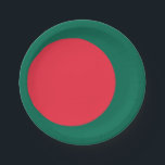 バングラデシュ国旗を持つ愛国的紙プレート ペーパープレート<br><div class="desc">バングラデシュ国旗を特集した愛国的な紙プレートで、お祝いにフェスティバルと有意義なtouchを追加しよう！国のプライドをテーブルに持ち込むように設計されたこの使い捨てプレートは、バングラデシュ国旗の象徴的な緑のフィールドと赤い円はっきりしたを、鮮明な詳細で示す。文化フェスティバル、独立記念日の集会、家族の懇親会、またはバングラデシュを称えるイベントがお祝いの一部である場合には最適な選択である。デザイン鮮やかはビュッフェのテーブルとピクニックスプレッドで際立っている。一方、耐久性のある建築は愛国的なほど実用的である。あなたはおいしい料理や甘いお菓子を提供する場合でも、これらの紙プレートはスタイルや象徴を損なうことなくクリーンアップ簡単を行う。あなた祝の伝統と人のまわりに々を統合し、アイデンテ話ィティとプライドに結びつけるシンボル。バングラデシュ国旗パーティープレート，愛国的紙プレートバングラデシュデザイン，文化イベントの使い捨て国旗プレート，緑と赤の国旗プレート，独立記念日バングラデシュパーティー供給，バングラデシュ国旗ラウンド紙プレート, お祝いプレートバングラデシュ国旗テーマ，フラグ付き家族イベント紙プレート，フラグ付き家族プライド伝統紙プレート，名誉パーティー付属品，バングラデシュ付きディナーフラグ。</div>