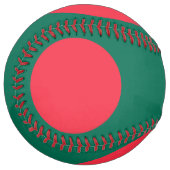 バングラデシュ国旗を掲げた愛国的なソフトボール ソフトボール (正面左)