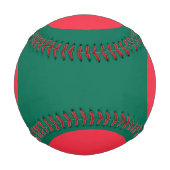 バングラデシュ国旗を掲げた愛国野球 野球ボール (裏面)