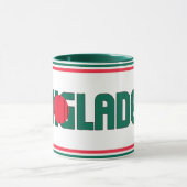 バングラデシュ国旗愛国コーヒー マグカップ (中央)