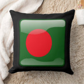 バングラデシュ国旗 クッション (ブランケット)
