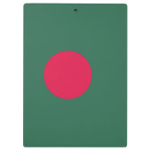 バングラデシュ国旗 クリップボード (裏面)
