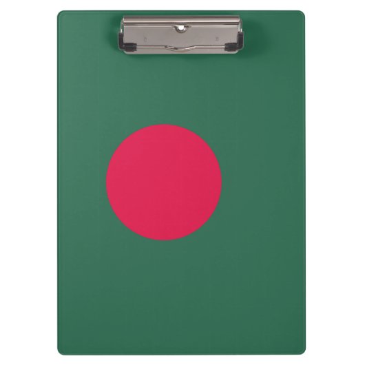 バングラデシュ国旗 クリップボード (正面)