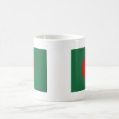 バングラデシュ国旗 コーヒーマグカップ (中央)