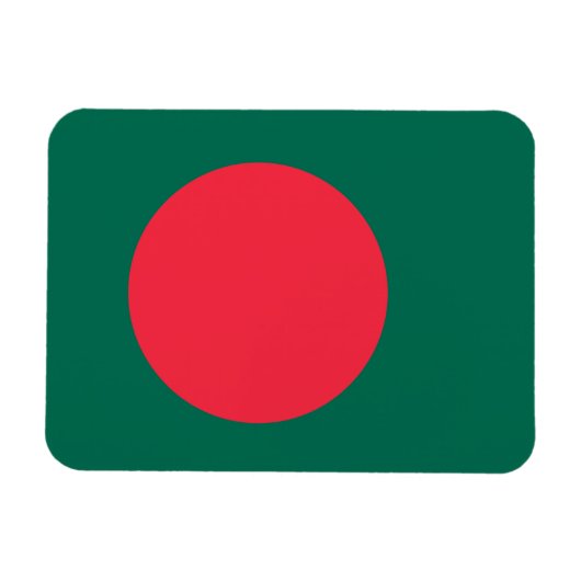 バングラデシュ国旗(バングラデシュ) マグネット (横)