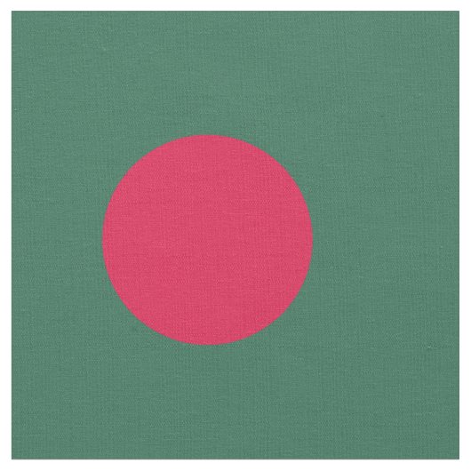 バングラデシュ国旗 ファブリック (クローズアップ)
