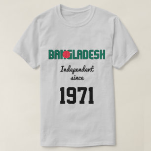 バングラデシュ国旗 独立記念日 セレブレーション Tシャツ