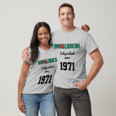 バングラデシュ国旗 独立記念日 セレブレーション Tシャツ (ユニセックス)