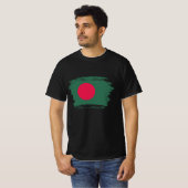 バングラデシュ国旗 Tシャツ (正面フル)